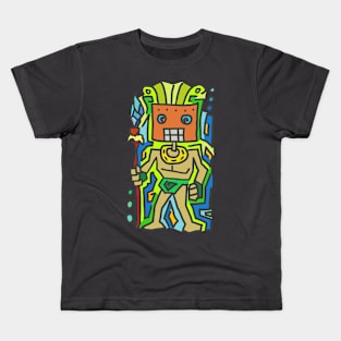 Nature Tribe Warrior Kids T-Shirt